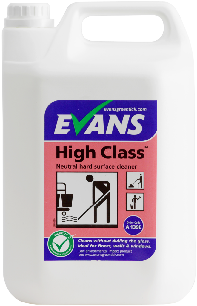 Evans High Class Neutral Hard Surface Cleaner - 5 Litres